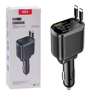 5 in 1 Retractable Car Charger Adapter