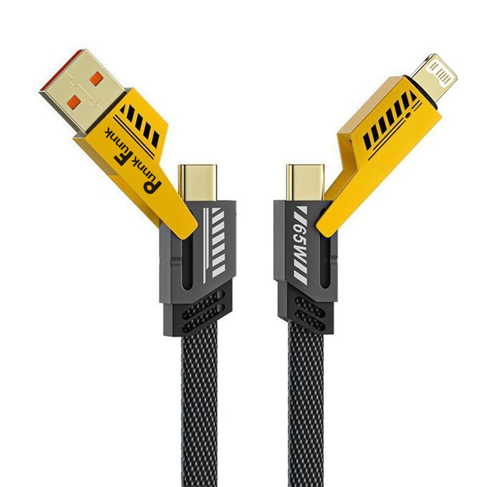 PunnkFunnk 4 in 1 Power Data Cable