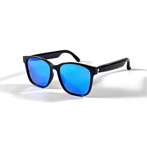 AI Smart Audio Glasses Voice Assistant Navigation HD Music Call Headset Polarized Lenses Anti-Blue Light Touch-Based IPX-5