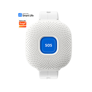 Tuya SOS Call Panic Button Smart WiFi Safety SOS Alert Watch Waterproof Bracelet