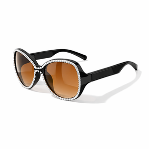 Windproof Smart Glasses for Driving Navigation AI Audio Open Ear Headphones Bluetooth Calling UV Protection Women Sunglasses