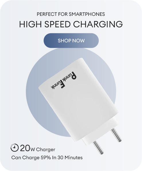Fast charging power adapter accessories catalog banner