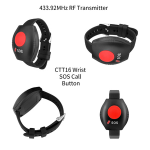 CTT16 433.92MHz Wireless Wrist SOS Call Button Emergency Help Watch